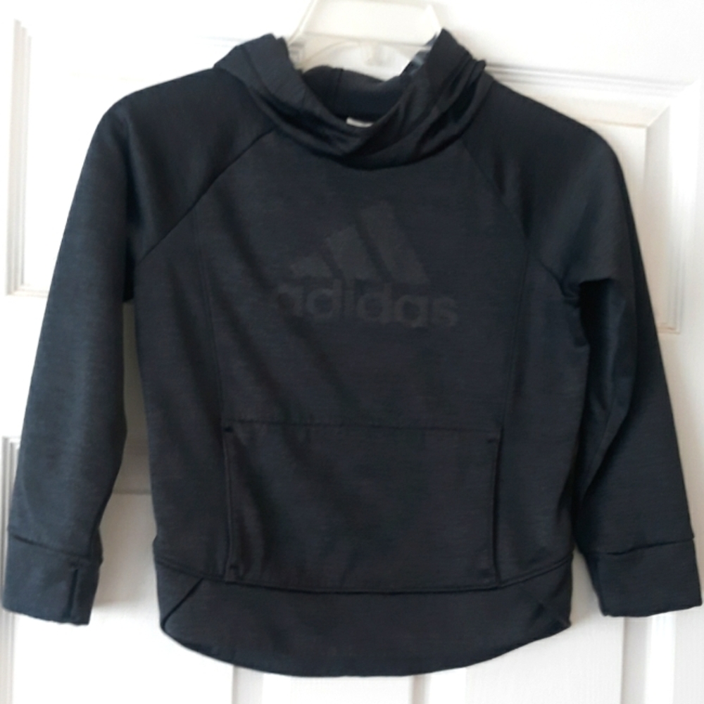 Childs dark grey adidas sweatshirt size 5